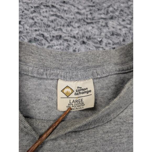 Vintage Big Red Machine Shirt Adult Large Gray Red Logo Grunge Graphic Tee Men - Picture 2 of 6